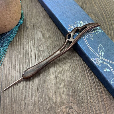 Βελονάκι σανταλόξυλο Χειροποίητη βελόνα πλεξίματος Δαντέλα Agulha από ανοξείδωτο ατσάλι για πλέξιμο