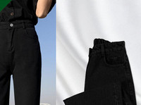 Praegused tasku ja nööpidega püksid