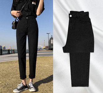 Praegused tasku ja nööpidega püksid