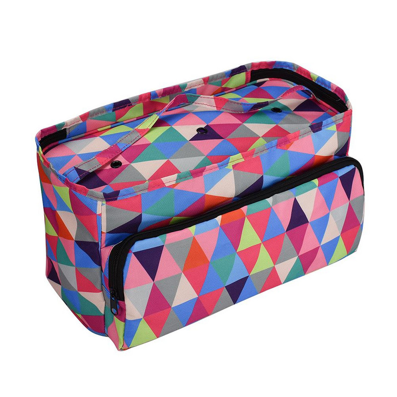 Φορητή μάλλινη τσάντα αποθήκευσης νήματα κροσέ γάντζοι ταξιδιωτικό πλέξιμο κουβάς DIY Κέντημα Αξεσουάρ ραπτικής Τσάντες