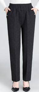 Vabaaja triibulised taskuga püksid