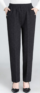 Vabaaja triibulised taskuga püksid