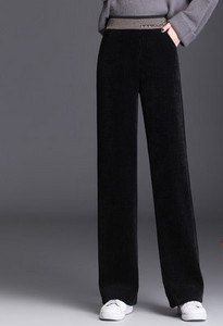 Γυναικείο παντελόνι - με λάστιχο και τσέπη