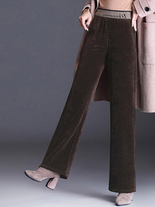 Γυναικείο παντελόνι - με λάστιχο και τσέπη