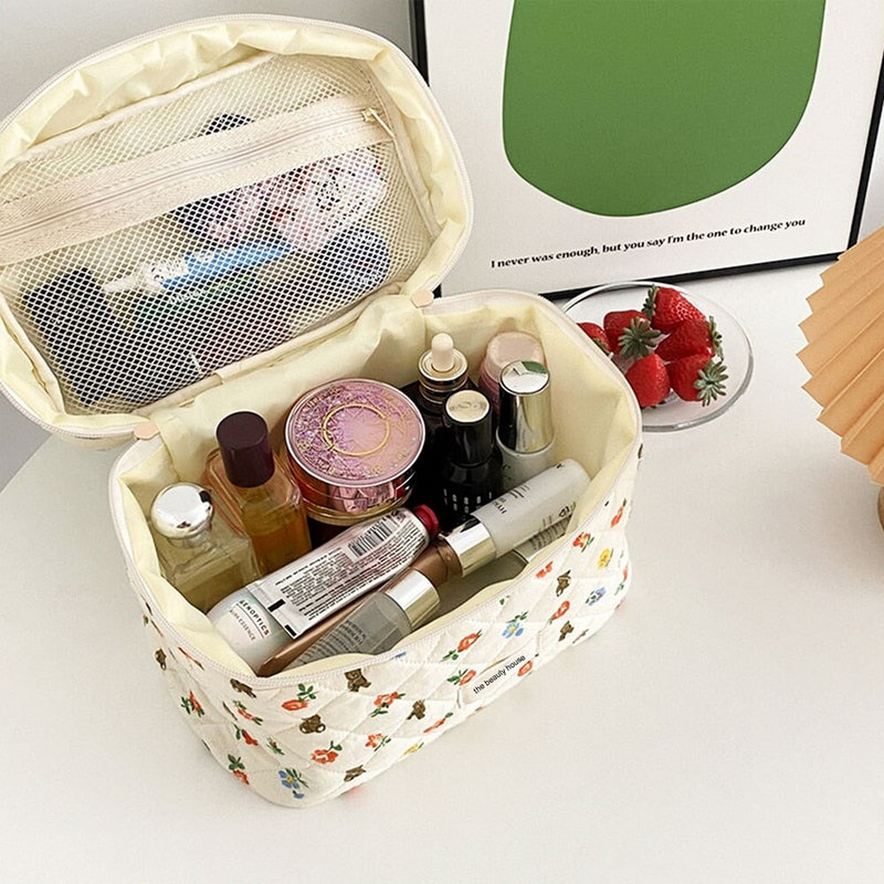 Πολυλειτουργική τσάντα αποθήκευσης καλλυντικών ταξιδιού, τσάντα αποθήκευσης καλλυντικών, μάλλινη τσάντα εργαλείων αποθήκευσης, τσάντα αποθήκευσης ενθουσιώδους πλεξίματος.