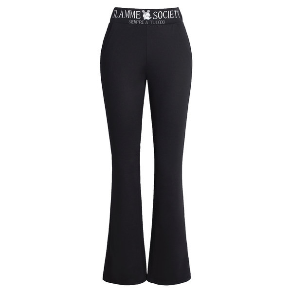 Casual γυναικείο παντελόνι - με επιγραφή