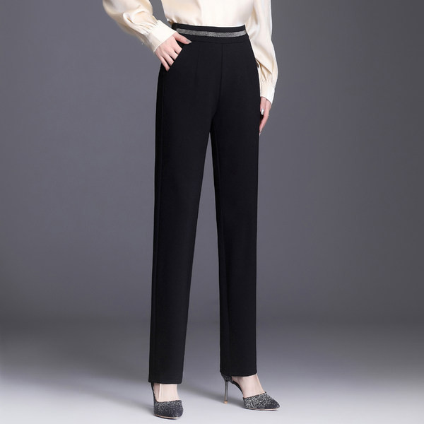Γυναικείο μοντέρνο ψηλόμεσο παντελόνι άνοιξη-φθινόπωρο