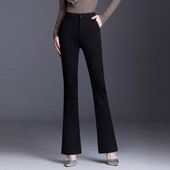 Pantaloni moderni de dama cu talie inalta - tip Charleston