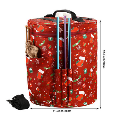 Mitme taskuga lõngahoidla Suur käsitöövahend õlarihmaga kandekott õmblemistarvikute jaoks Art Organize käsitöö