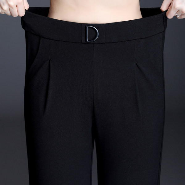 Μοντέρνο παντελόνι τσέπης με ψηλή μέση για γυναίκες