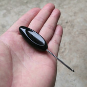 Crni džemper s kratkom ručkom Kukice za kukičanje od vunene čipke Alat za pletenje Drška od pravog roga Micro DIY igle za pletenje Alati za šivanje