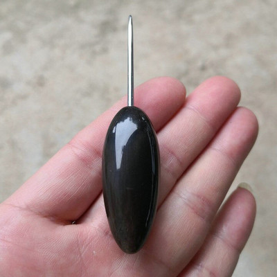 Crni džemper s kratkom ručkom Kukice za kukičanje od vunene čipke Alat za pletenje Drška od pravog roga Micro DIY igle za pletenje Alati za šivanje