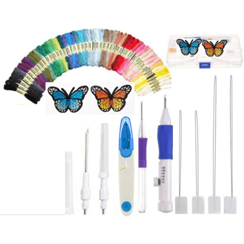 Ρωσικό Σετ Βελονών Κεντήματος DIY Μαγικό Κέντημα Σετ εργαλείων Σταυροβελονιάς Σετ στυλό Κλωστές Για Ράψιμο Πλέξιμο DIY Κλωστές