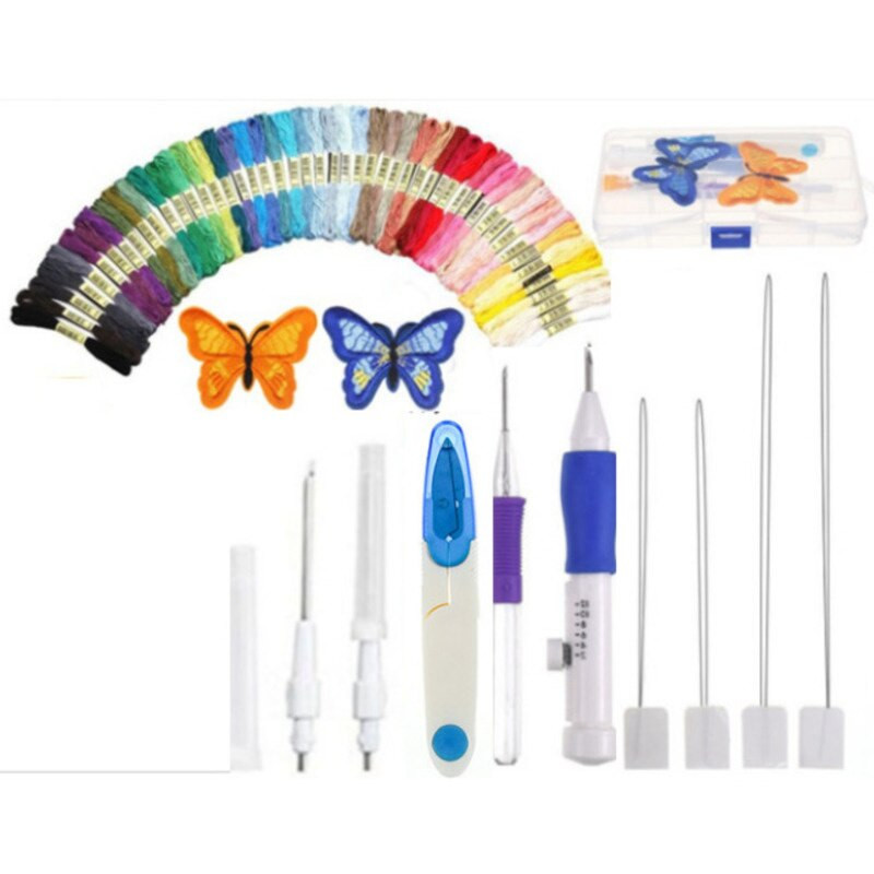 Ρωσικό Σετ Βελονών Κεντήματος DIY Μαγικό Κέντημα Σετ εργαλείων Σταυροβελονιάς Σετ στυλό Κλωστές Για Ράψιμο Πλέξιμο DIY Κλωστές