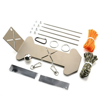 Monkey Fist Jig и Paracord Jig Bracelet Maker Комплект инструменти Paracord Инструмент за метално тъкане с регулируема дължина DIY Craft Maker Tool