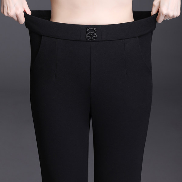 Naiste puhtad taskuga Charlestoni püksid