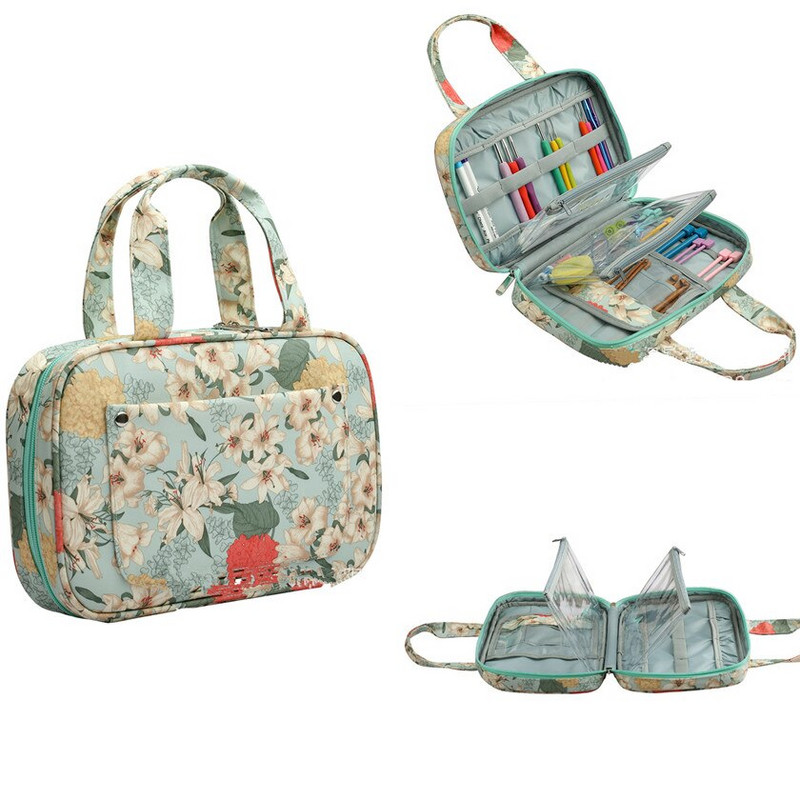 Άδειο κιτ ραπτικής για το σπίτι για αποθήκευση νήματα ραπτικής βελόνα λουλούδι βελόνες πλεξίματος Τσάντα αποθήκευσης DIY Αξεσουάρ ραπτικής