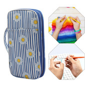 Τσάντες αποθήκευσης ρετρό πλεκτομηχανές κιτ ραπτικής Θήκη οργάνωσης τσάντα Ταξιδιωτική βάση Γυναικεία ράψιμο αξεσουάρ αποθήκευσης