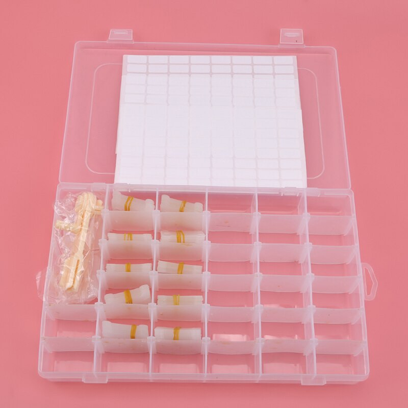 Θήκη 36 Grids Organizer κλωστής Θήκη αποθήκευσης Arts Διακοσμητικά Φορητή σταυροβελονιά Είδη ραπτικής για το σπίτι Χειροτεχνία