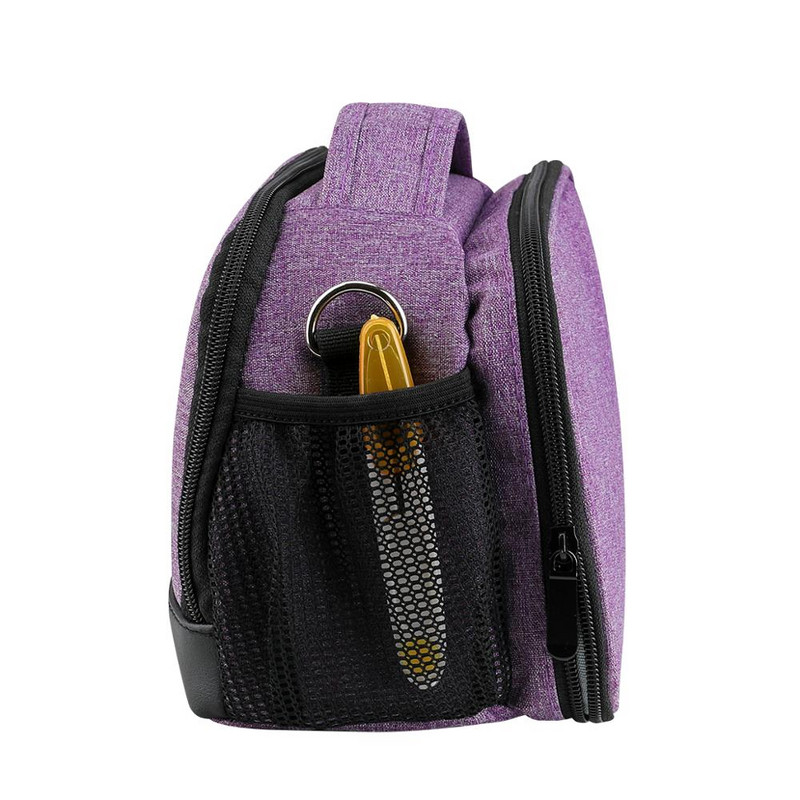Geantă portabilă pentru mașină de tăiat cu matriță Husă de transport de culoare violet Genți de depozitare HTV pentru Cricut Explore Air 2 Accesorii pentru instrumente de cusut
