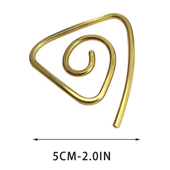 Игли Златен цвят Спирален кабел Игла за плетене Извити игли за гоблени Инструмент за плетене Спирален кабел Игла за плетене