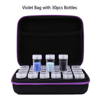 INNE 30 boca Kutija za vezenje Pribor za dijamantne slike Spremnik Vreća za pohranu Torbica Alati Organizator za kućni nakit Svrdlo