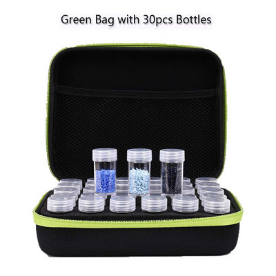 INNE 30 boca Kutija za vezenje Pribor za dijamantne slike Spremnik Vreća za pohranu Torbica Alati Organizator za kućni nakit Svrdlo