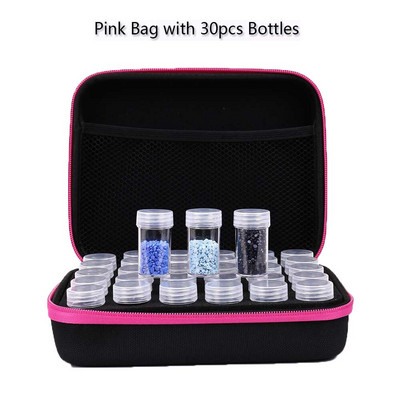 INNE 30 boca Kutija za vezenje Pribor za dijamantne slike Spremnik Vreća za pohranu Torbica Alati Organizator za kućni nakit Svrdlo