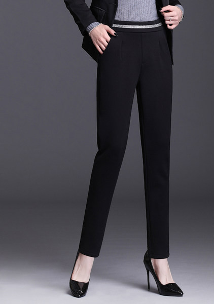 Ženske elegantne hlače - s džepom