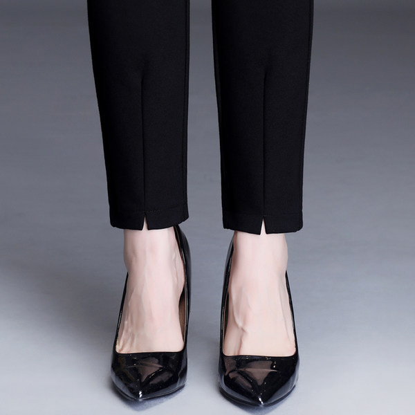 Pantaloni eleganti de dama - cu curea