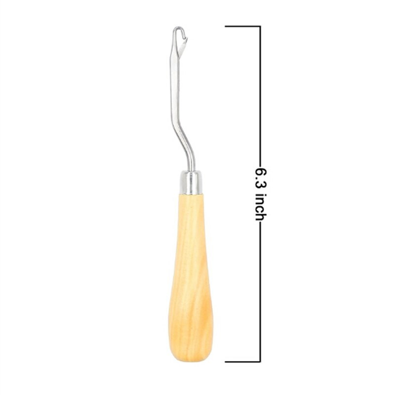 1kom alat za pletenje s kukom za drvenu ručku Diy ručno rađen zanatski alat za pletenje