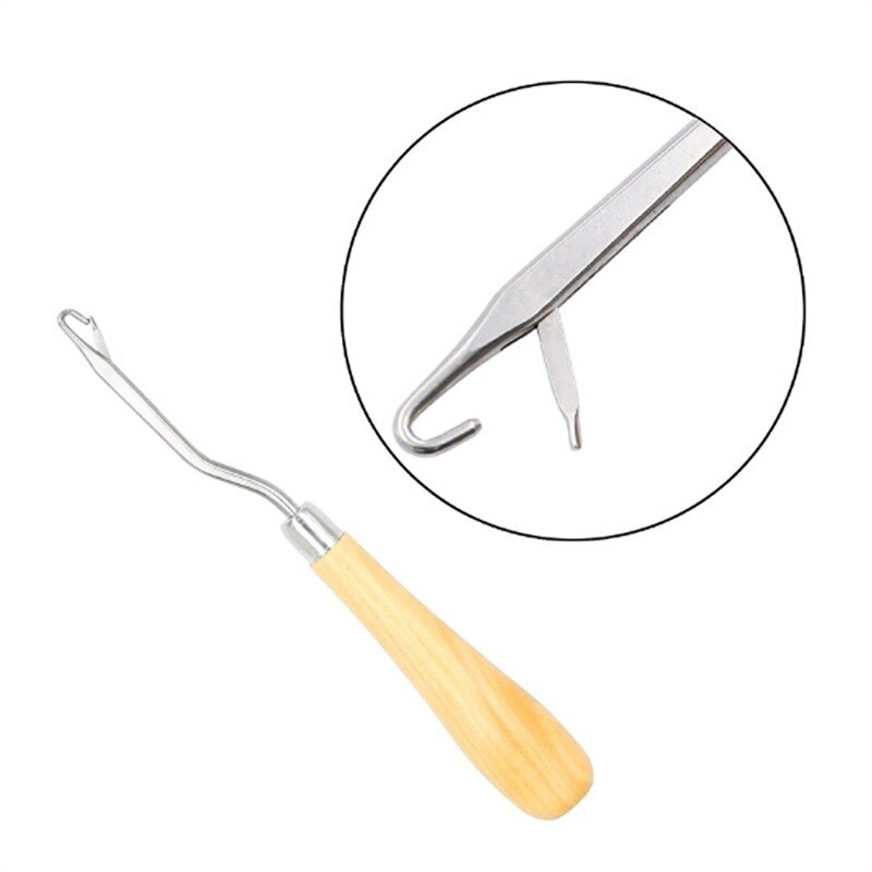 1kom alat za pletenje s kukom za drvenu ručku Diy ručno rađen zanatski alat za pletenje