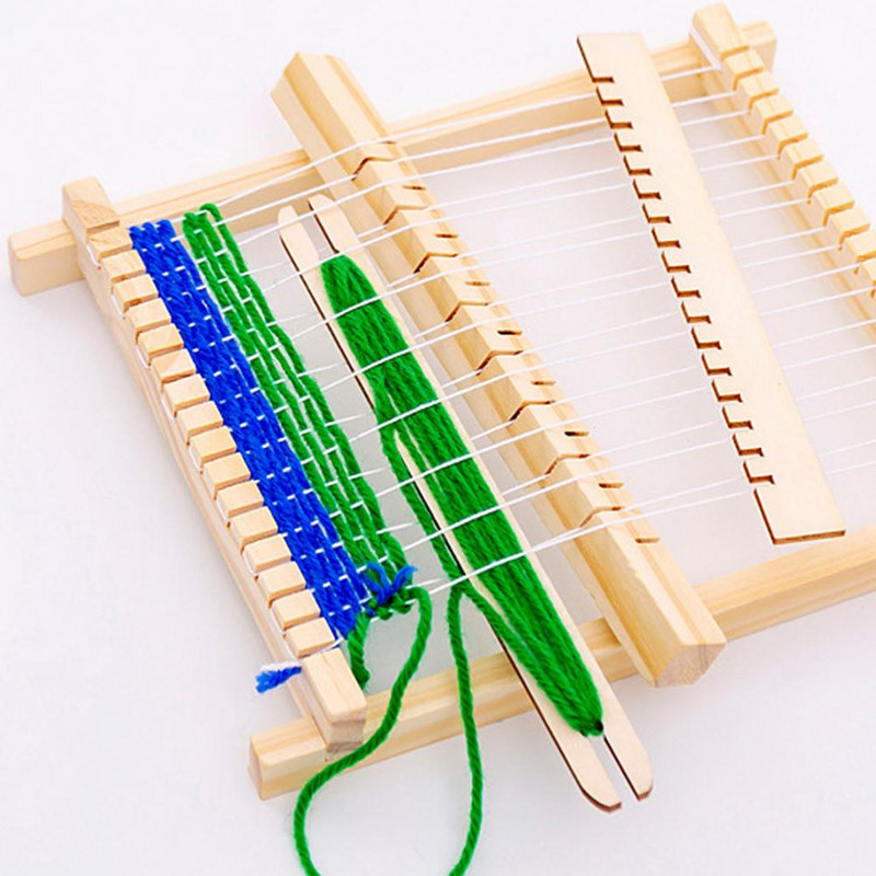 Kompaktan 1 set Moderni zanat Izrada Kit za tkalački stan s priborom Alat za tkalački stan Ručne aktivnosti u vrtiću