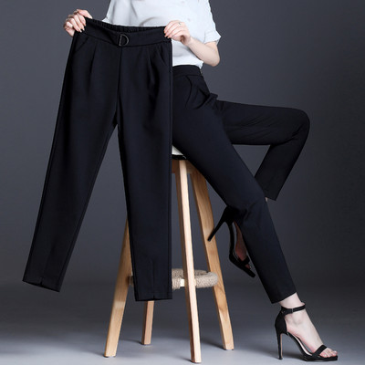 Γυναικείο κομψό παντελόνι σε μαύρο χρώμα