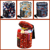 2022. Torba za pohranu pređe Pletena vunena torba s uzorkom snjegovića Velike torbe za pletenje za pređu Pribor za šivanje Božićni novogodišnji poklon