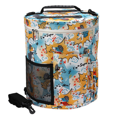 2022. Torba za pohranu pređe Pletena vunena torba s uzorkom snjegovića Velike torbe za pletenje za pređu Pribor za šivanje Božićni novogodišnji poklon