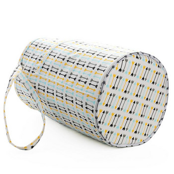 Съхранение на прежда Tote Чанти за плетене Органайзер за прежда Craft Bag с джобове Чанта за проект за бродерия на кръстат бод Чанти за плетене на една кука за вълна