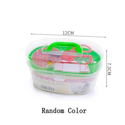 1 set accesorii pentru țesătură cusături cutie de cusut multifuncțional din plastic sutură de mână pentru repararea costumului instrumente de tricotat kit de cusut de uz casnic