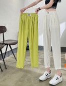 Casual γυναικείο παντελόνι με ελαστική μέση