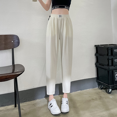 Casual γυναικείο παντελόνι με ελαστική μέση