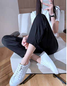 Ψηλόμεσο, casual γυναικείο παντελόνι μήκους 9/10