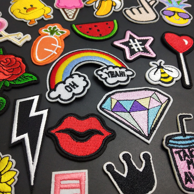 Mieli gyvūnų ženkliukų lipdukai „pasidaryk pats“ siuvinėjimo pleistrai Vaikams Drabužiai Lygintuvas ant pleistras Išsiuvinėtos aplikacijos Drabužiai Skrybėlės Pleistrai