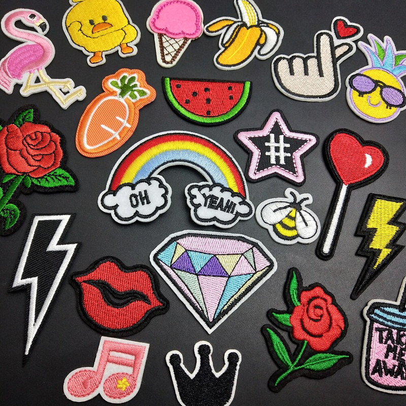 Mieli gyvūnų ženkliukų lipdukai „pasidaryk pats“ siuvinėjimo pleistrai Vaikams Drabužiai Lygintuvas ant pleistras Išsiuvinėtos aplikacijos Drabužiai Skrybėlės Pleistrai