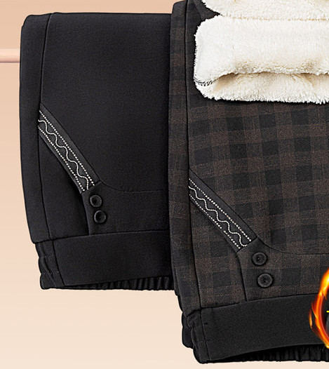 Ženske flis hlače s džepom, službeni model