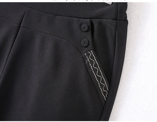 Ženske flis hlače s džepom, službeni model