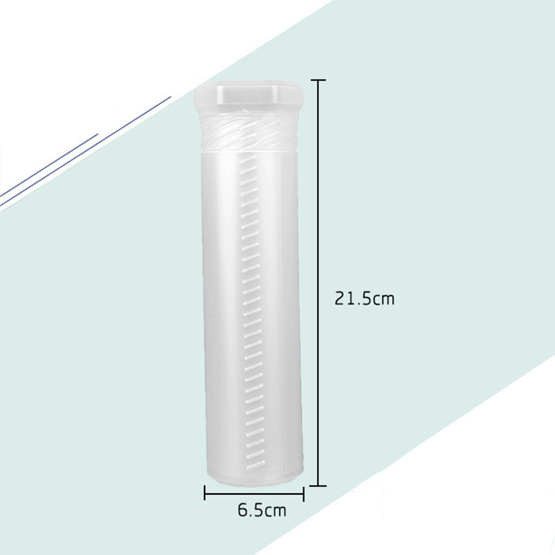 1Pcs Σχήμα κυλίνδρου Student Supplies Θήκη μολυβιού Θήκη στυλό PP Φορητή ρυθμιζόμενη οργάνωση στυλό Διαφανής