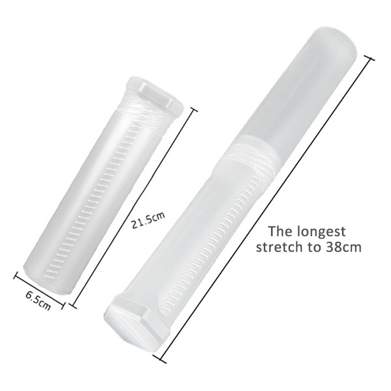 1Pcs Σχήμα κυλίνδρου Student Supplies Θήκη μολυβιού Θήκη στυλό PP Φορητή ρυθμιζόμενη οργάνωση στυλό Διαφανής