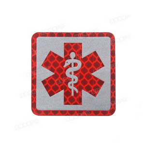 IR Punase Risti parameediku EMT EMS Armee lahingumeediku esmaabiplaastrid Helkur taktikalise meditsiinilise sümboolika plaastri märk