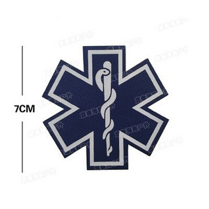 IR Punase Risti parameediku EMT EMS Armee lahingumeediku esmaabiplaastrid Helkur taktikalise meditsiinilise sümboolika plaastri märk