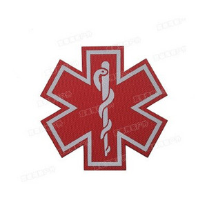IR Punase Risti parameediku EMT EMS Armee lahingumeediku esmaabiplaastrid Helkur taktikalise meditsiinilise sümboolika plaastri märk